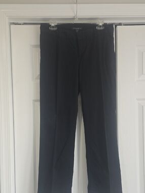 Banana Republic Black Straight-leg Chinos